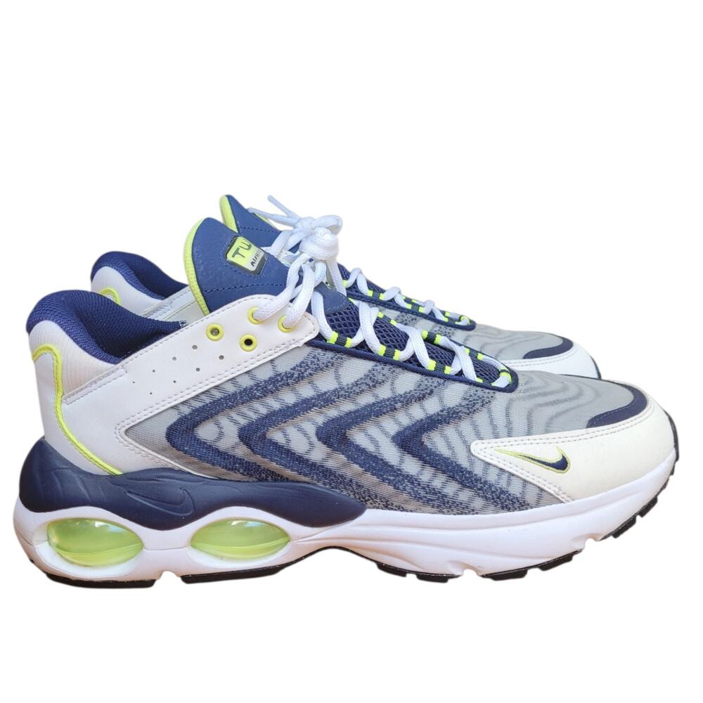 Nike Air Max TW White Lemon Twist Midnight Navy DQ3984-101 Men's Sz 13